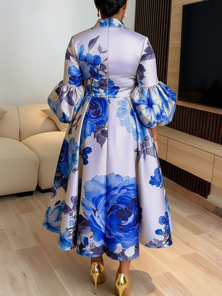 Robes pour femmes grandes tailles L-5XL, robes de printemps et d'été à manches 3/4, style streetwear décontracté, robes midi grandes tailles 3XL 4XL, robes surdimensionnées