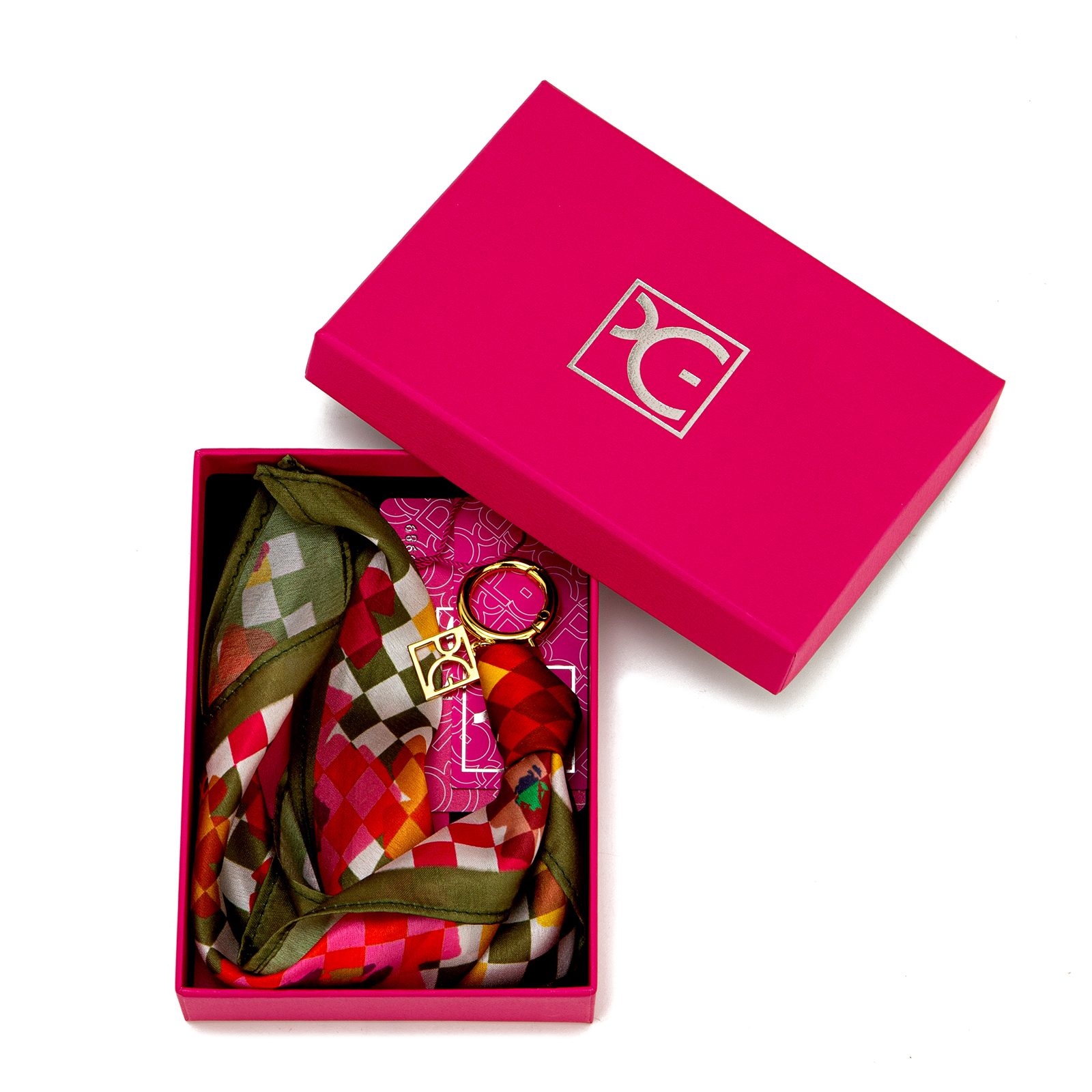 Écharpe en soie pour femme PG PATSY GARIS, style haute couture, motifs uniques, cadeau pour femme, écharpe en soie de style niche