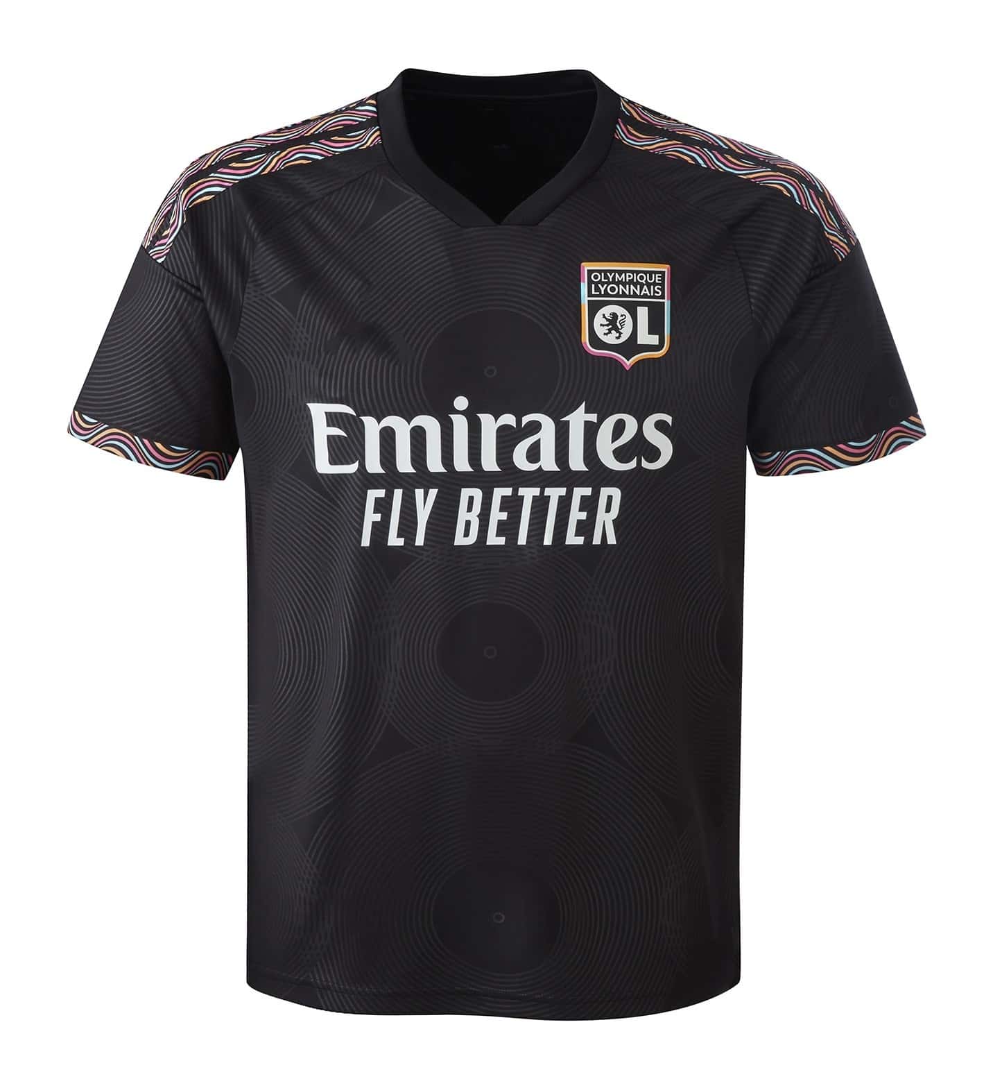 Maillot de football Lyonnais pour homme, jersey respirant à séchage rapide, collection été 2026, nouvelle saison 2026-27, design abstrait, vêtements de sport pour homme