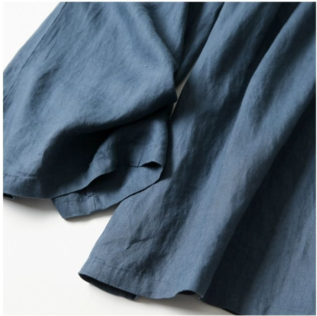 Pantalon enveloppé en mélange de lin de haute qualité pour femmes, décontracté, ample, à la mode, nouvelle collection 2025
