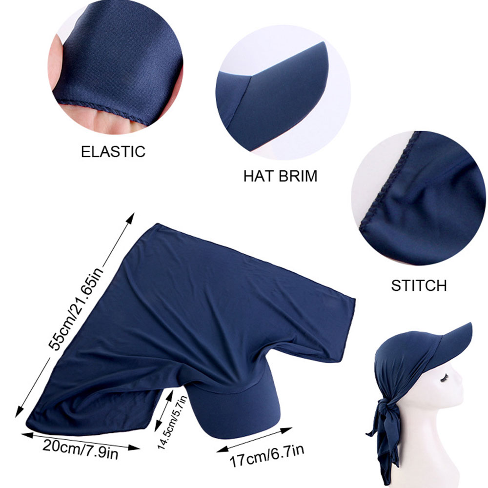 2026 Casquette de baseball hijab tendance pour femme, bonnet-foulard doux et respirant, foulard, écharpe, chapeau de soleil musulman, bandana, turban
