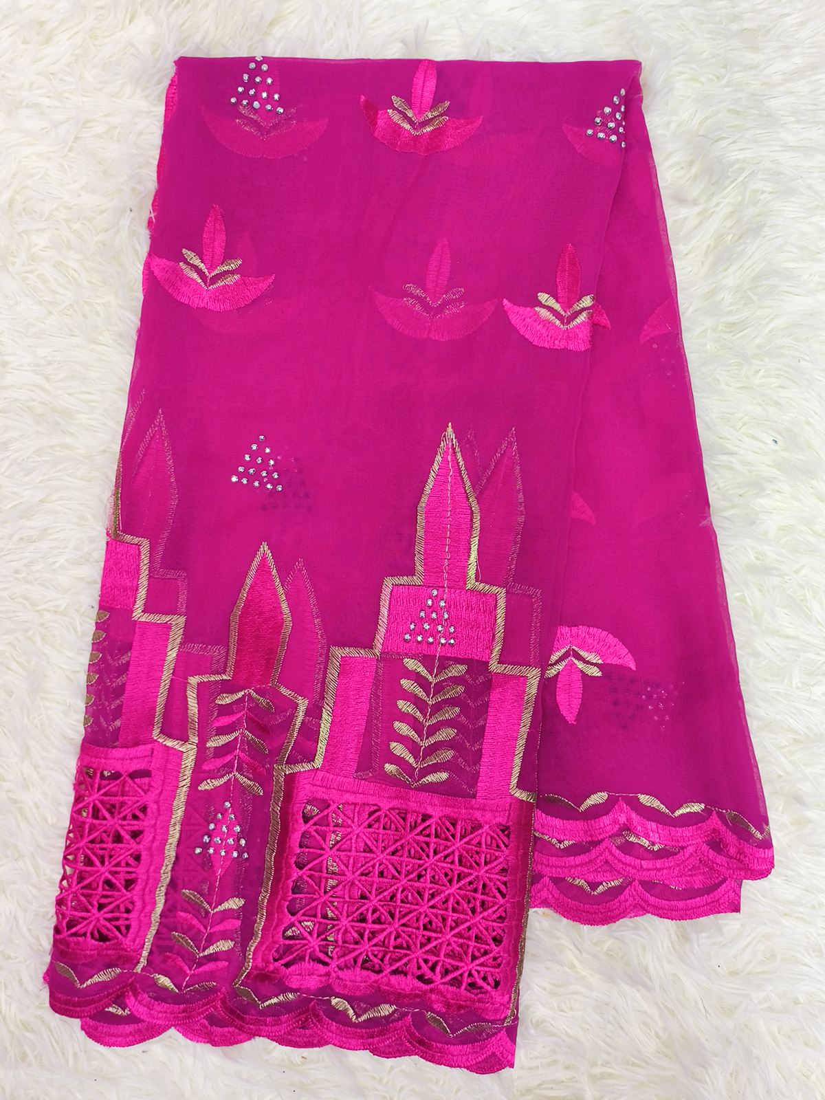 Femmes africaines écharpe châle en mousseline de soie Hallow Out broder Hijabs mode musulmane foulard turquie inde châle pour les femmes arabe 8 pièces