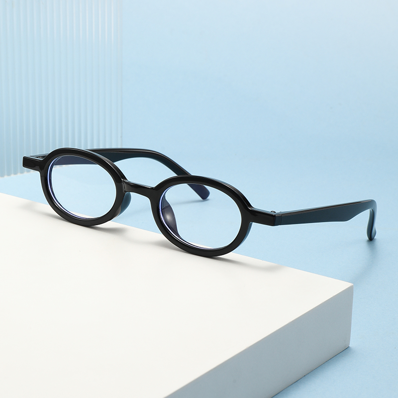 Petites montures de lunettes rondes tendance pour femmes, montures optiques classiques, lunettes anti-lumière bleue, montures simples ﻿