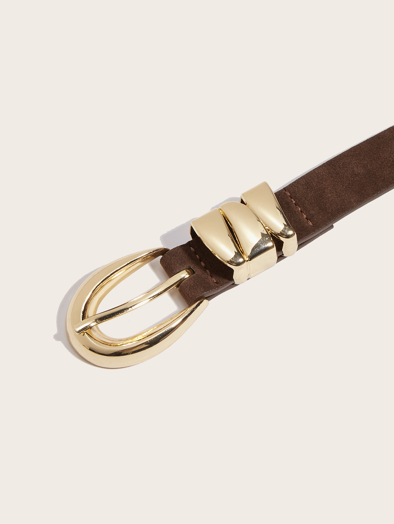 Ceinture pour femme, ceinture bohème, ceinture western, ceinture en daim, ceinture marron, ceintures Y2K, ceinture épaisse, ceinture country, ceinture à boucle ardillon dorée, à porter avec des pantalons, des robes, ceinture femme de couleur unie, décontractée et élégante, ceinture décontractée pour tous les jours, accessoire de taille style universitaire, adaptée pour l'été, les festivals de musique, la plage