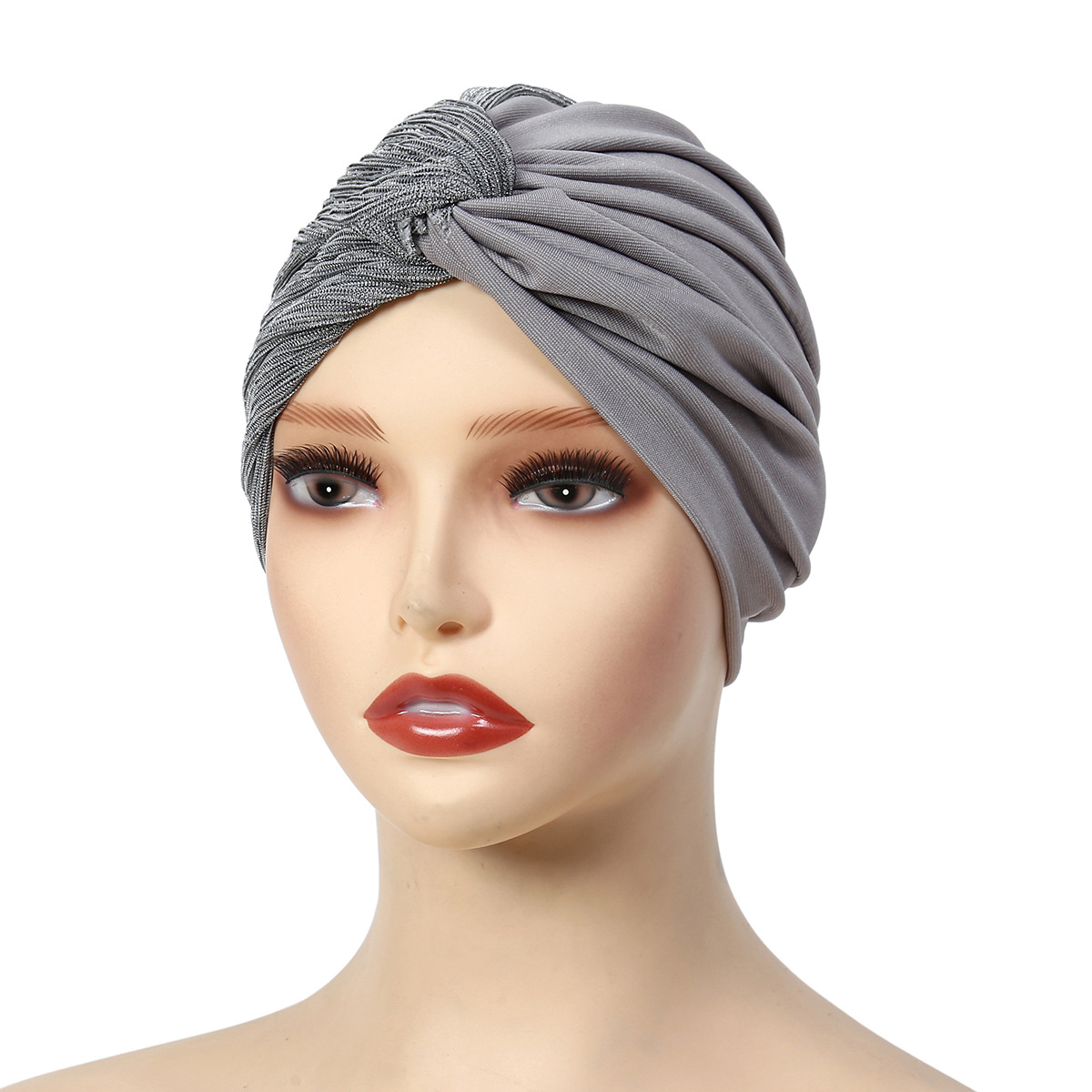 Casquettes Hijab musulmanes pour femmes, couleur unie, Turban indien, Bonnet, coiffure à la mode, accessoires pour vêtements islamiques