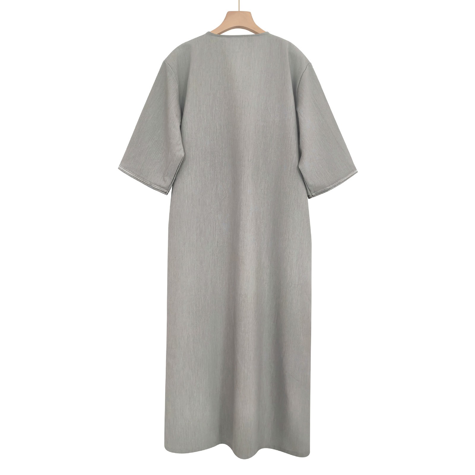 T-shirts de Style ethnique pour hommes, vêtements musulmans, bordure, manches mi-longues, Robe brodée, hauts d'entraînement National