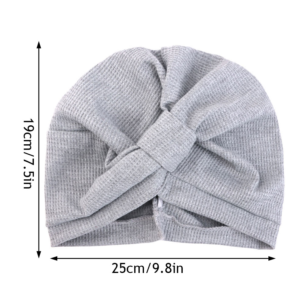 Chapeau turban musulman en coton, bonnet de chimiothérapie, bandanas, bonnet épais respirant, foulard carré gaufré, chapeau enveloppant élastique, chapeau indien