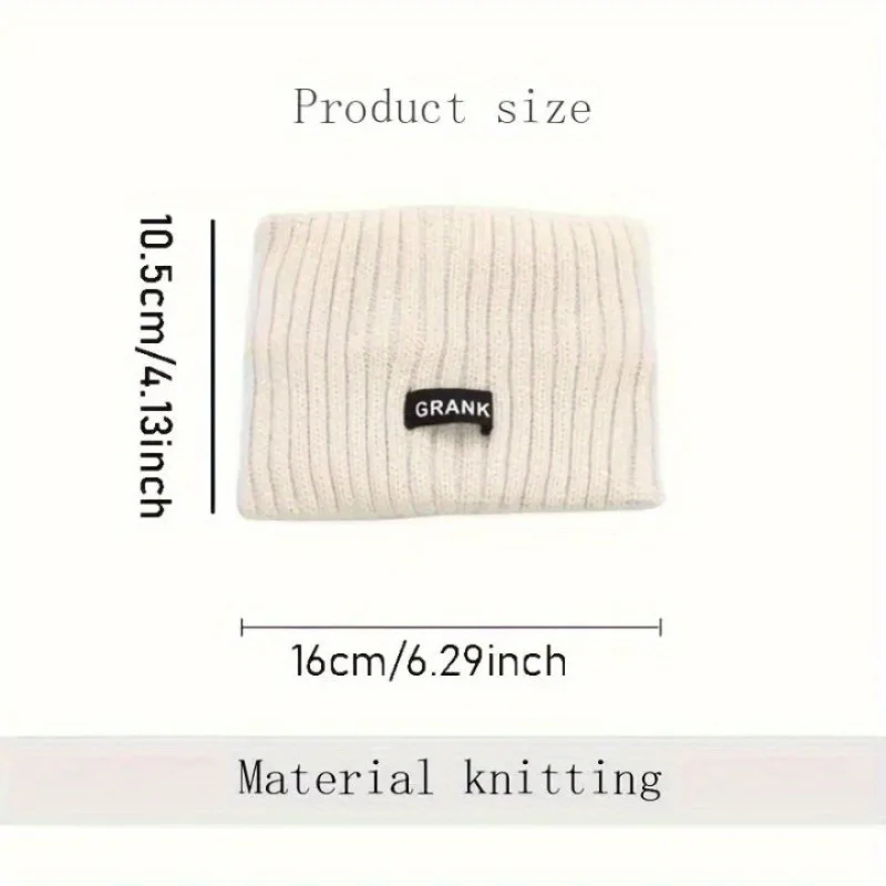 Femmes hiver large bandeau couleur unie tricoté chaud bandeau filles Punk élastique chapeaux sport bandes de cheveux accessoires