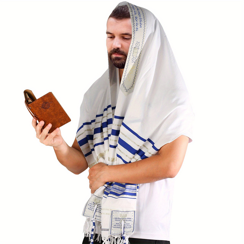 Nouveau châle de prière juif Tallit femmes dames hommes assel écharpe de prière foulards arabes châle de prière Talis 52x180 cm