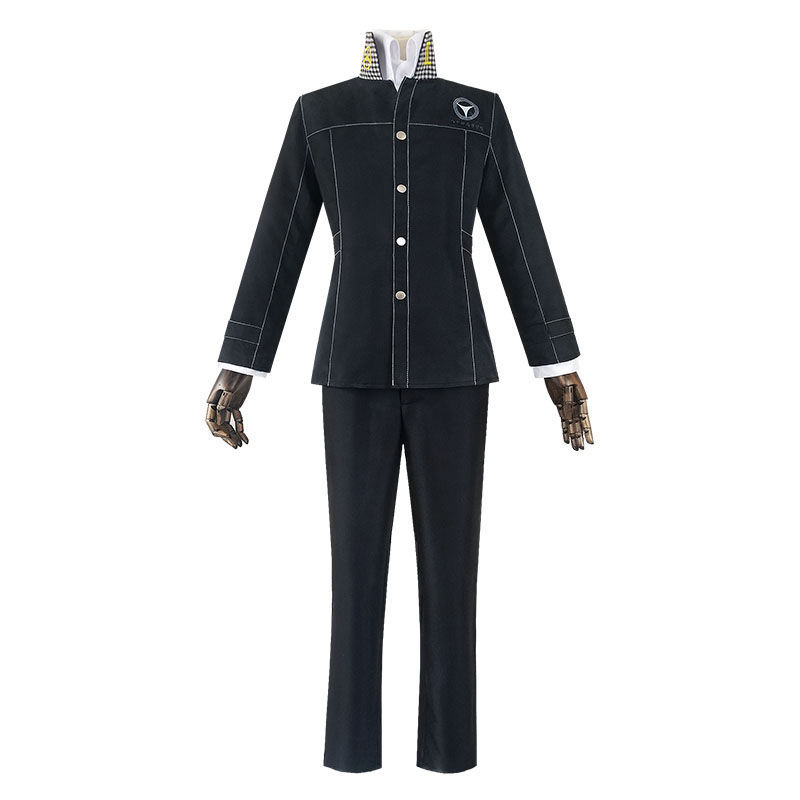 Costume de cosplay Yu Narukami pour hommes, uniforme scolaire, veste, chemise, pantalon, tenue d'Halloween, de Noël