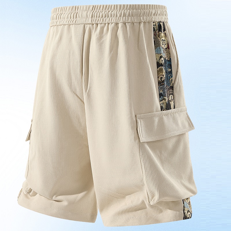 Shorts décontractés pour hommes grande taille 8XL, taille élastique, cargo, multi-poches, pour le basketball et le sport, grandes tailles 42 44 46, longueur genou