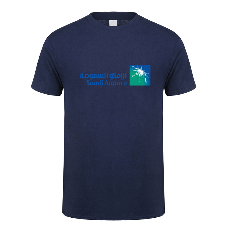 Saudi Aramco T Shirt Hommes Coton Économie À Manches Courtes Cadeau Unisexe Y-Tee Homme Vêtements LH-581