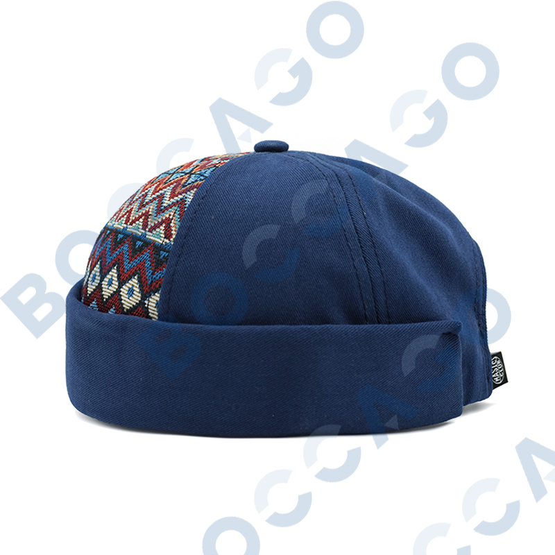 Casquette Docker à motif aztèque, style ethnique, sans visière, style vintage rétro, bonnet, chapeau pour homme et femme, réglable, pour l'extérieur
