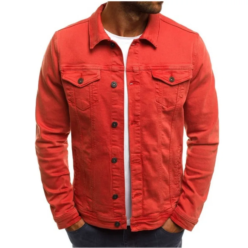 Vestes en jean pour hommes coton Vintage classique tendance moteur et vélo automne veste hommes mince Stretch décontracté jean Cargo manteau mâle hiver