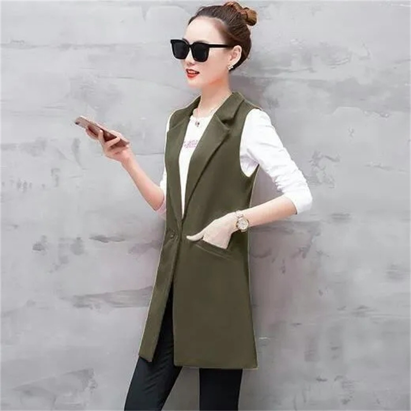 Gilet pour femme 2026, veste sans manches, manteau, gilet long, blazer, costume formel de travail, veste de bureau vintage, veste slim, veste oversize pour femme