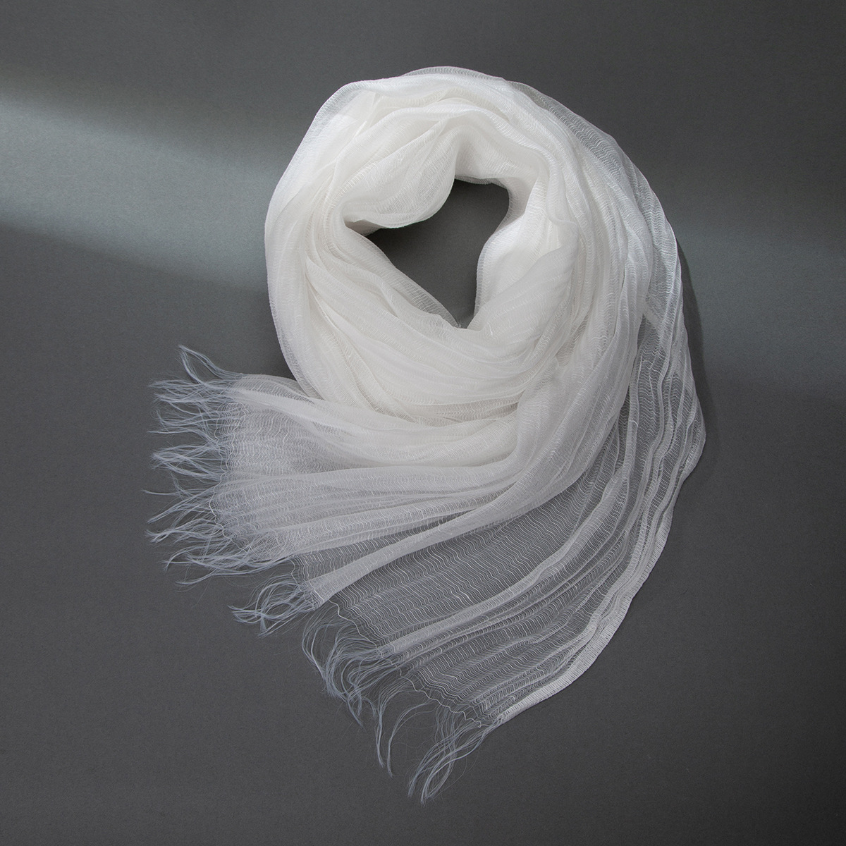 Écharpe en organza pour femme, châle d'été fin et transparent, protection solaire élégante, foulard transparent pour le cou, écharpe de voyage tendance pour femme