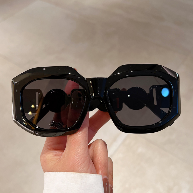 Lunettes de soleil vintage surdimensionnées pour hommes et femmes, lunettes de soleil carrées, nuances dégradées, design de marque de luxe, lunettes de mode, UV400
