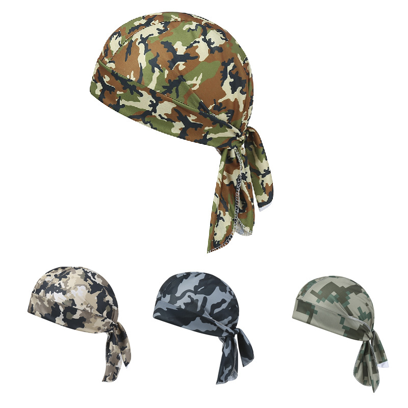 CamSolomon-Bandana de protection solaire pour homme, bandeau de sauna, mouchoir, chapeau de tête, capuche de cyclisme, écharpe de sport imprimée respirante, 7,5