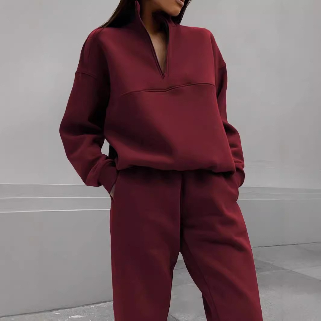 Femmes ensembles décontractés tenues nouvelle mode à manches longues sweat à capuche pantalon deux pièces ensemble vêtements de détente survêtement