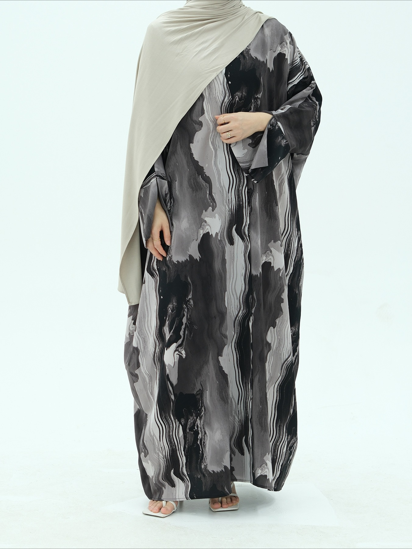 Robe musulmane pour femmes, Cardigan imprimé Abaya, Ramadan Eid, arabe, longue Robe marocaine, dubaï, Kaftan, Islam, Jalabiya, 2025