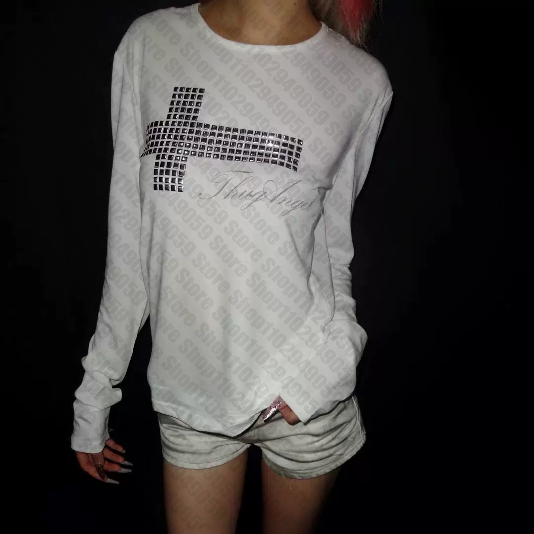 Vêtements pour femmes, vêtements des années 2000, hauts Y2k, crop top gothique Harajuku, vêtements féminins, style Shoujo Girl, t-shirts graphiques Y2k