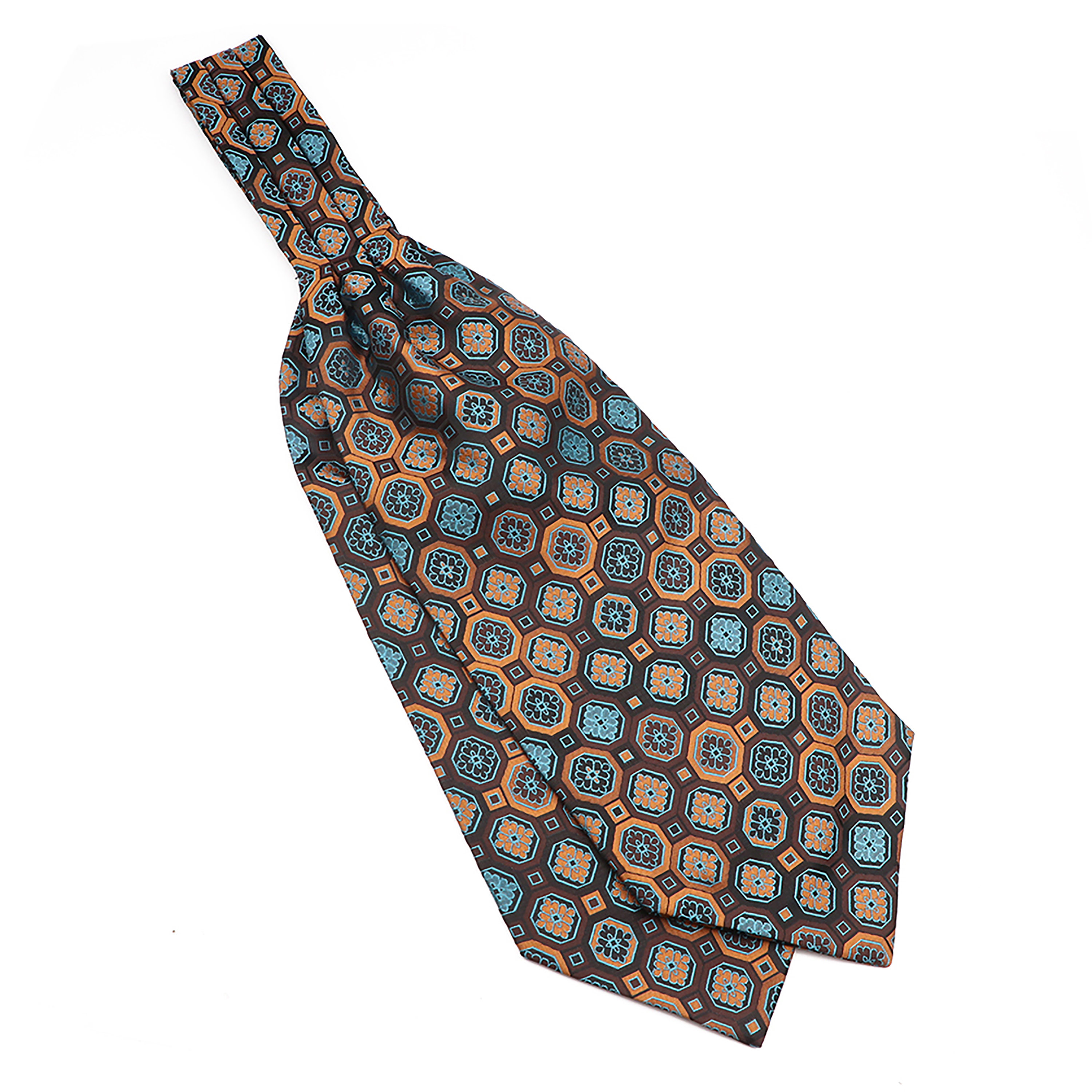 InjAscot Craings.com-Écharpe de Luxe pour Homme, Solide, Document, Motif Géométrique, Floral, Jacquard, Tissé, Polyester, Smoking Imbibé, Chemise Cadeau