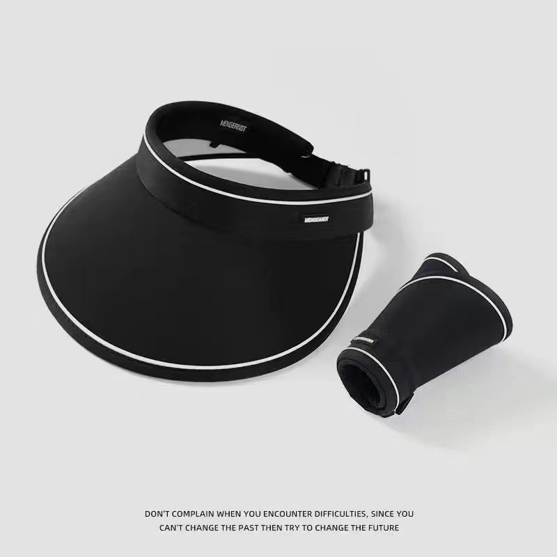 Casquette Pare-Soleil Femme Anti-UV pour le Shopping, le Cyclisme, la Plage, la Randonnée, le Parc – Large Bord Pliable, Effet Amincissant, Visière Ouverte