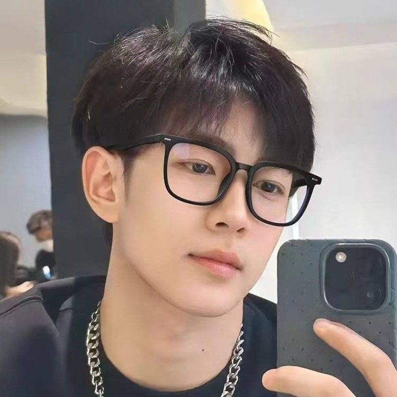 1 paire de lunettes surdimensionnées tendance pour hommes, parfaites pour le quotidien et les occasions spéciales, cadeaux idéaux pour les anniversaires et les fêtes.