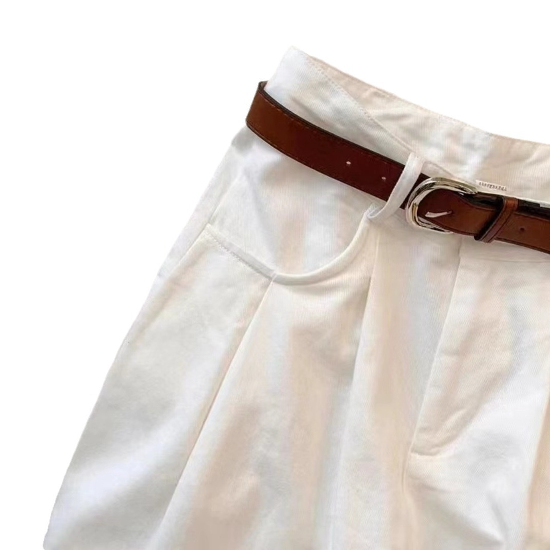 Jean kaki taille haute à jambe large pour femme, coupe droite ample, longueur ras du sol, fluide et amincissant, collection automne, offre spéciale de la saison