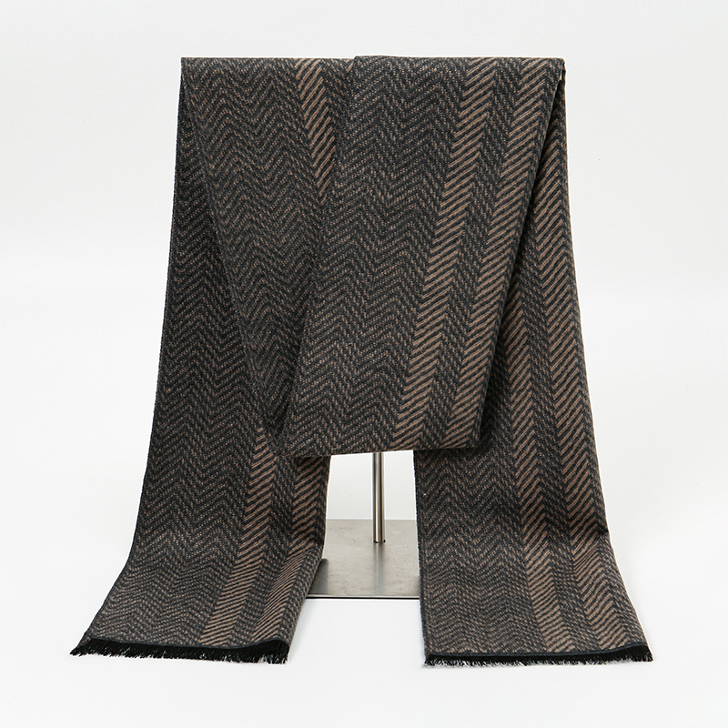 Écharpe à carreaux d'hiver Design hommes cachemire Pashmina chaud châle dame enveloppement gland foulards tricoté couverture épaisse 2025