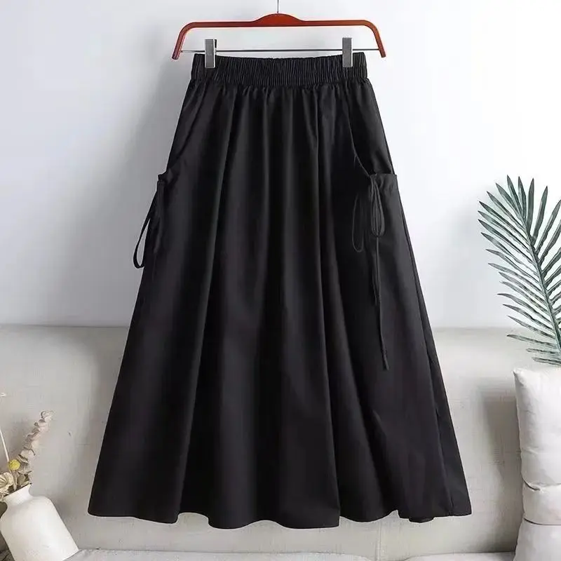 Jupe trapèze de style coréen pour femmes, Harajuku Premium, Streetwear chic et élégant, Esthétique modeste, Mode féminine, V