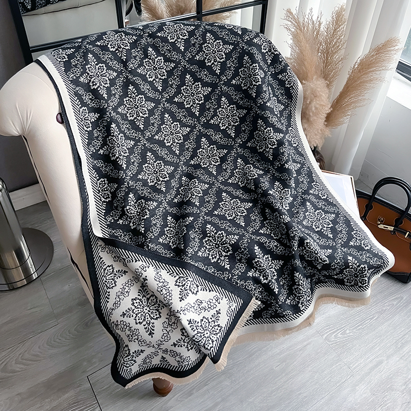 Nouveau 2025 hiver cachemire écharpe pour femmes châle enveloppement Femme Pashmina marque de luxe Poncho couverture épaisse chaud Bufanda Echarpe Femme