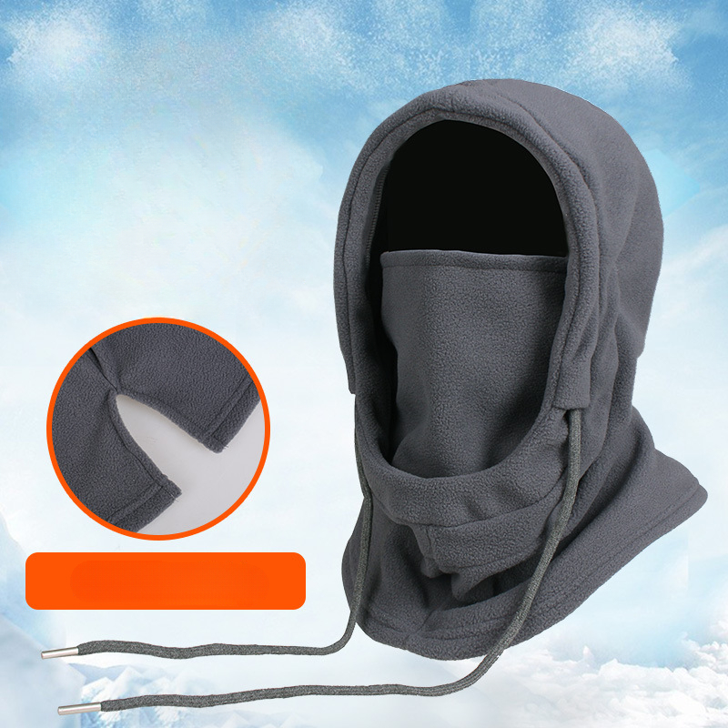 Cagoule polaire chaude pour hommes et femmes, masque facial d'hiver, chauffe-cou, casquette à capuche, coupe-vent, couvre-tête thermique, bonnets Bandana
