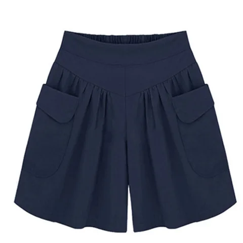 Vêtements pour femmes grande taille, Shorts d'été européens et américains à jambes larges, pantalons chauds polyvalents, mode d'été pour femmes