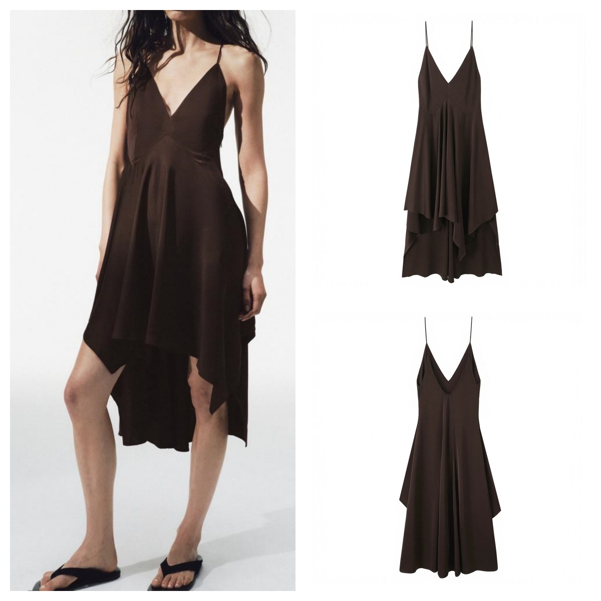 Robe décontractée pour femme, élégante sans manches, bretelles spaghetti asymétriques, stylée et simple, fluide et dynamique, nouvelle collection 2026