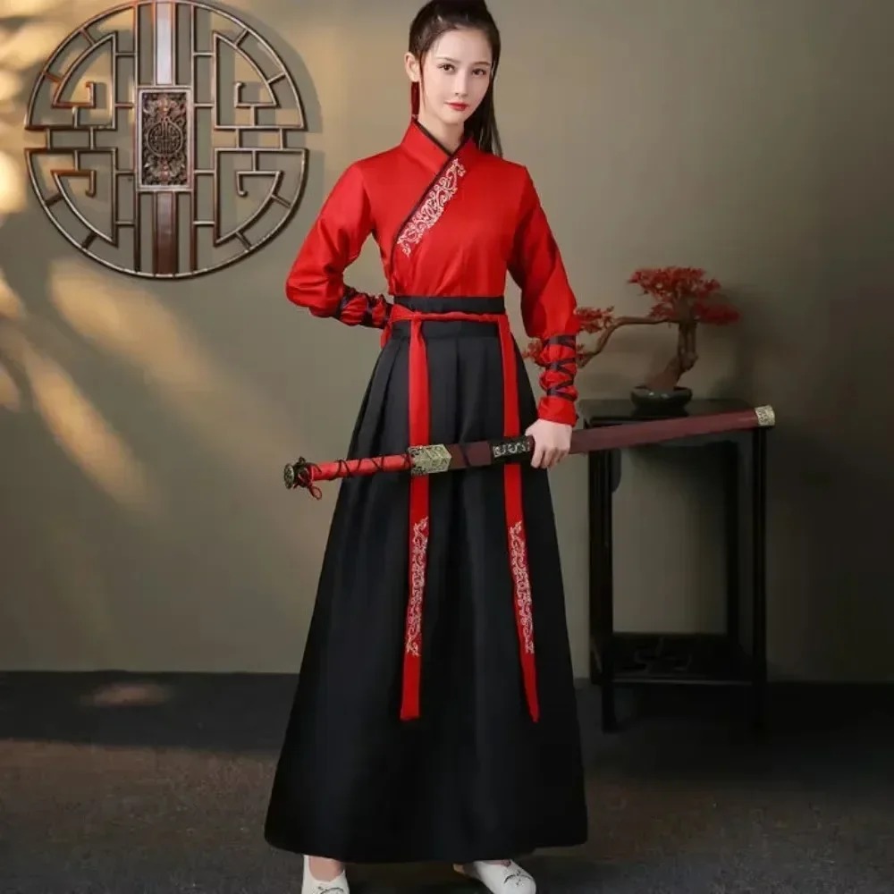 Robe Hanfu chinoise pour femmes et hommes, vêtements Vintage de Style ethnique, à la mode, élégant, Streetwear décontracté, robe traditionnelle chinoise pour hommes