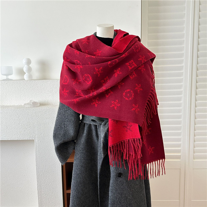 65*180 cm Imitation cachemire écharpe châle hiver chaud foulard châles imprimé motif foulards pour les femmes garder la chaleur cou enveloppes