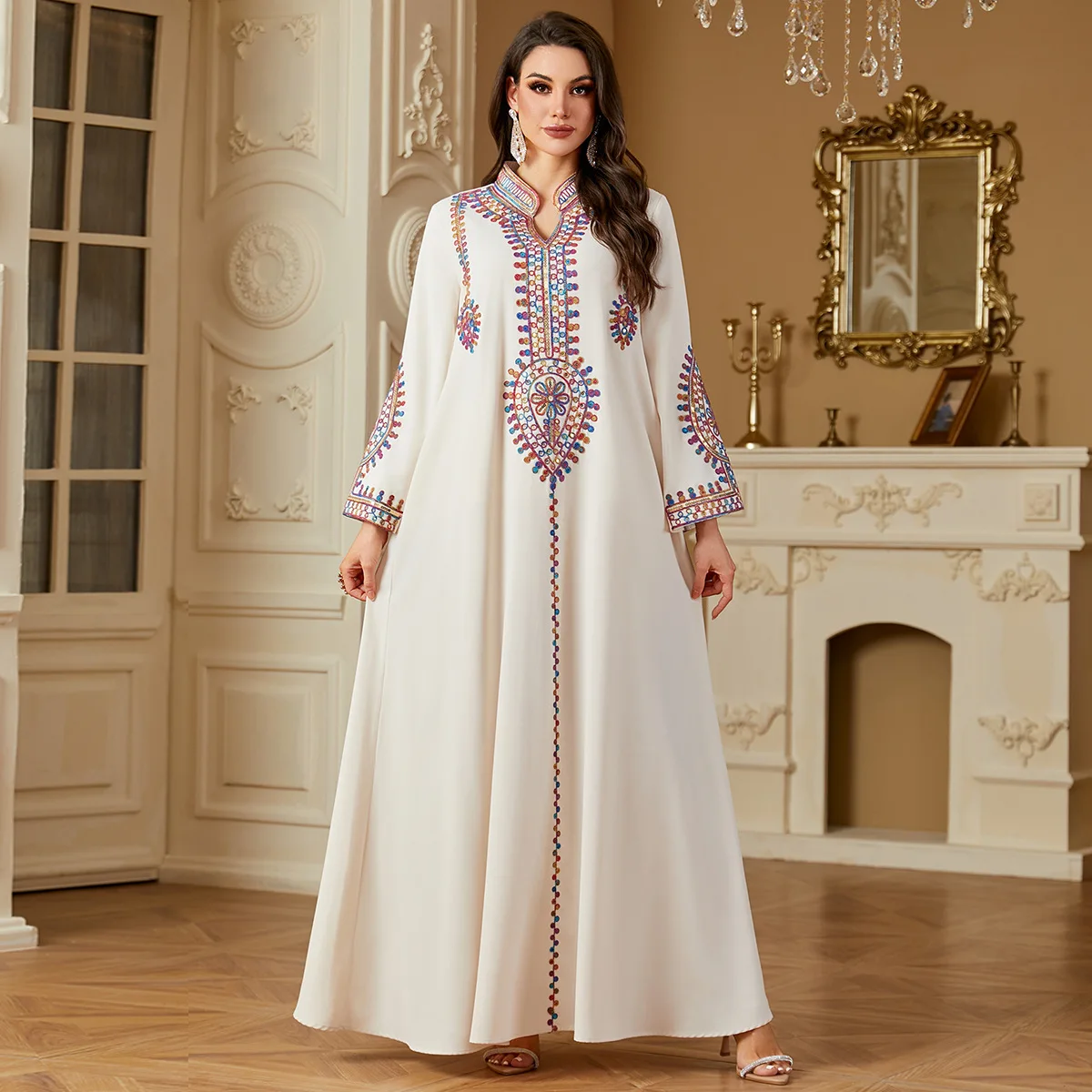 Abayas pour femmes dubaï Robe de mode musulmane africaine Caftan Marocain robes de soirée Boubou Robe Djellaba Femme 2025