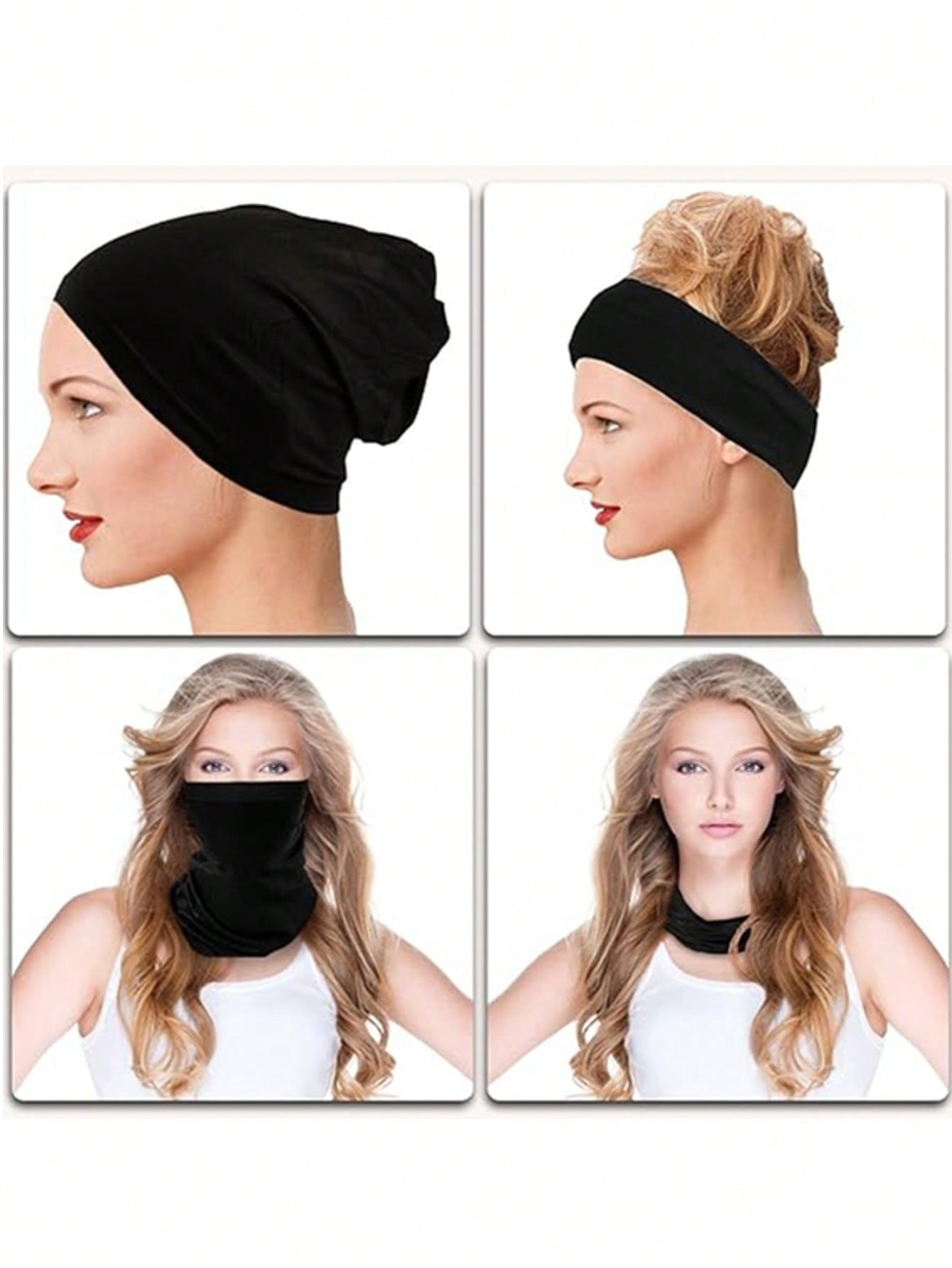 Sous-écharpe musulmane Turban Hijab Ninja chapeau intérieur femmes casquette de chimio couverture de perte de cheveux Bonnet instantané Femme Musulman bandeau