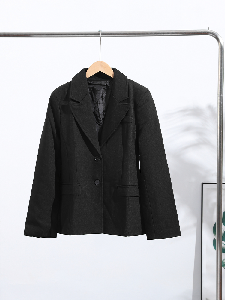 Manteau mi-long à col en V imbibé pour femmes, veste cintrée à la taille, coupe couvertes, revers, pardessus long, vêtements d'extérieur à la mode, printemps, automne, nouveau