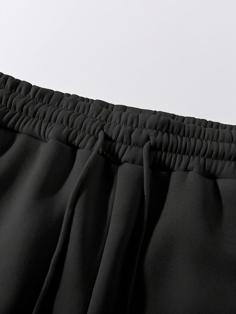 Ensemble décontracté imprimé pour homme, composé d'un sweat à capuche et d'un pantalon de jogging imprimé, avec taille élastique, cordon de serrage, coupe régulière, pantalon de jogging décontracté