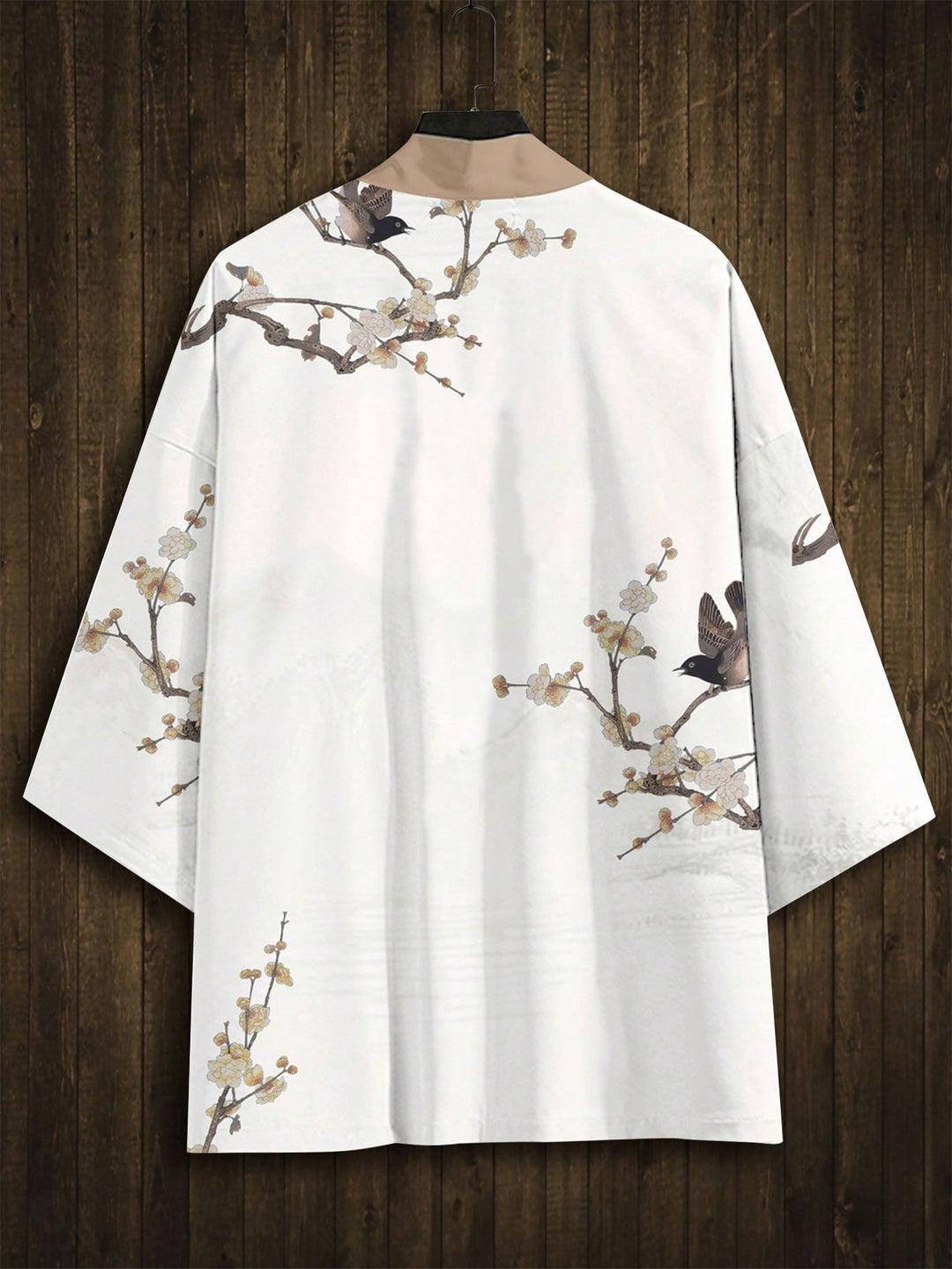 KIMONO Chemise imprimée à manches courtes pour homme, tendance nationale, style Harajuku rétro, cardigan et vêtements