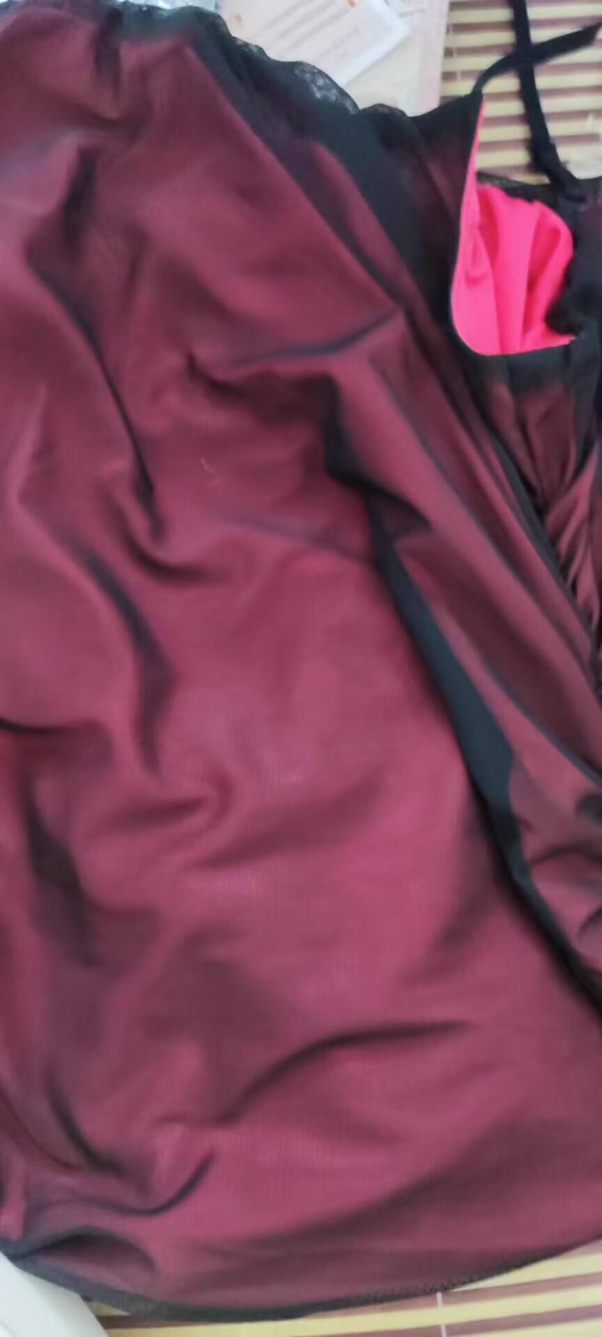 Robe longue froncée à bretelles spaghetti pour femmes, corset français, rouge vin, tenue de soirée élégante, vintage