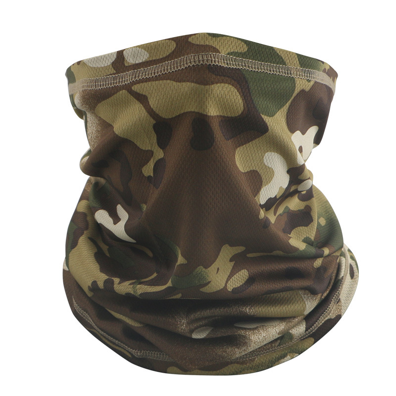 Foulard de Camouflage pour cyclisme en plein air, Protection solaire pour sport à séchage rapide, masque respirant
