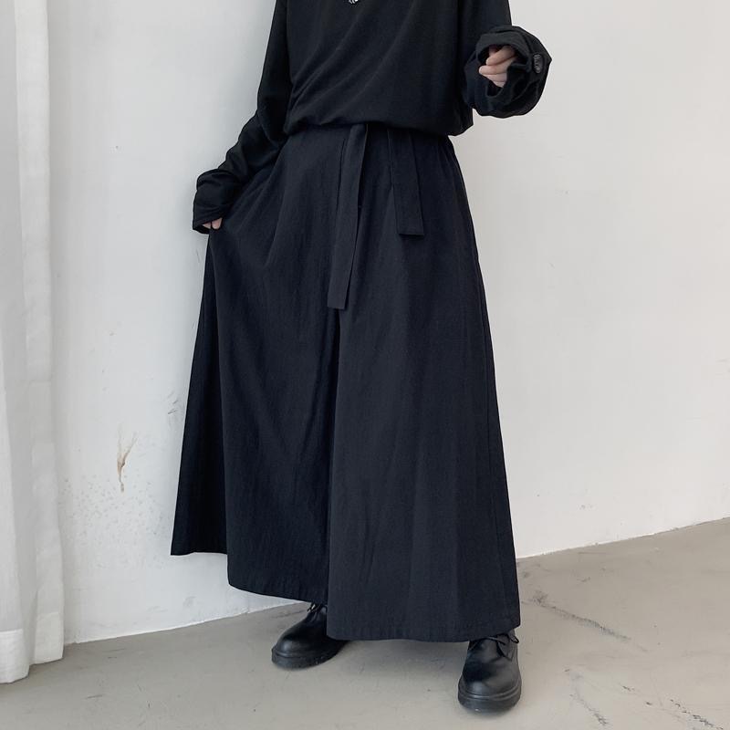 Large Hanfu chinois Style Harajuku Hakama Kimono Tang décontracté hommes 2023 pantalons masculins uniformes hommes Kendo pantalon samouraï pantalon