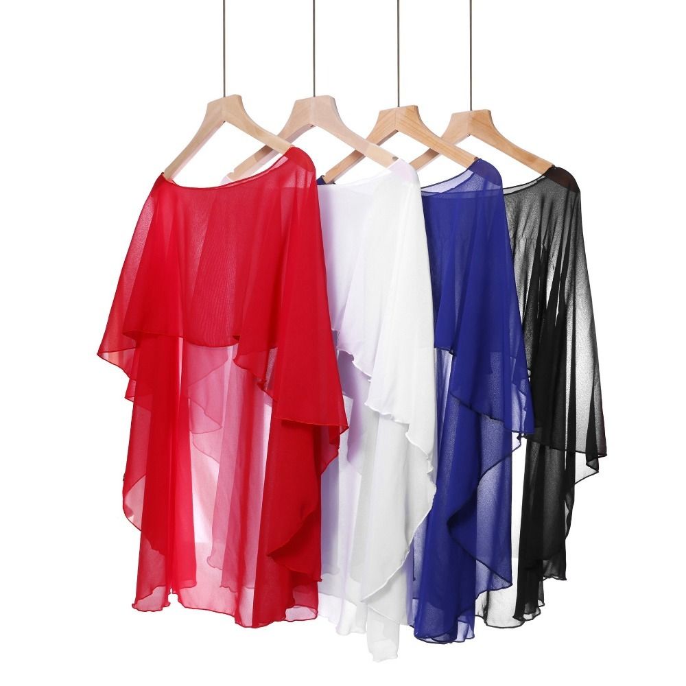 Capes de mariage en mousseline de soie pour femmes, capes longues et solides pour documents, haussement d'épaules doux, enveloppes de protection solaire pour dames, nouvelle mode