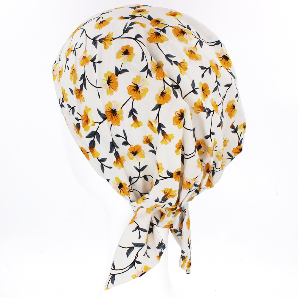 Chemo Skullies Beanie fille Bandanas floraux femmes mode Turban tête enveloppement pour perte de cheveux casquette chapeaux dame Rural femme HT223