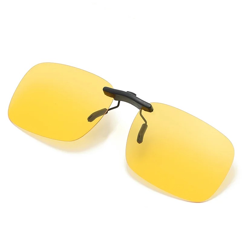 Lunettes de soleil à clipser pour hommes et femmes, lunettes de vision nocturne carrées, lunettes de soleil vintage pour la pêche, lunettes de myopie pour la conduite, UV400