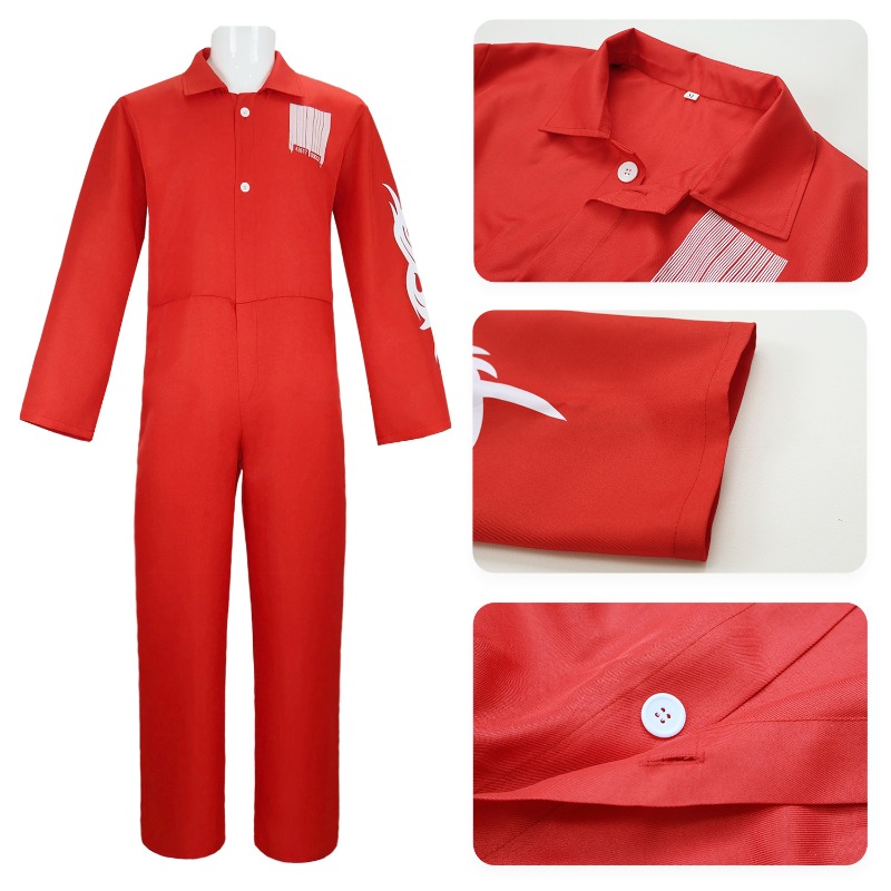 Joey Cosplay Costume tenues Jordison Fantasia body bande Slip Cosplay noeud rouge bleu combinaison Halloween carnaval Costume pour hommes