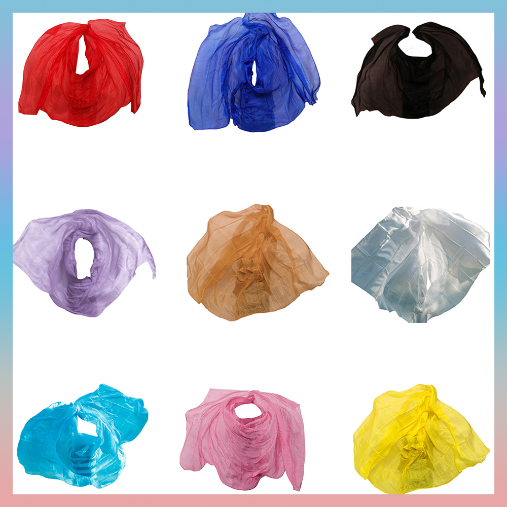 InjPerformance-Voile de brevdu Ventre pour Femme, Châles Légers, Écharpe Solide, Accessoires de Costumes, Voile de Bergame, Violet Clair, Document, 100%